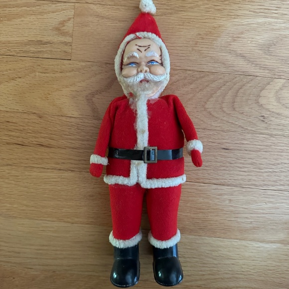 Vintage 1950s Santa Claus Doll Rubber Face - Picture 1 of 16